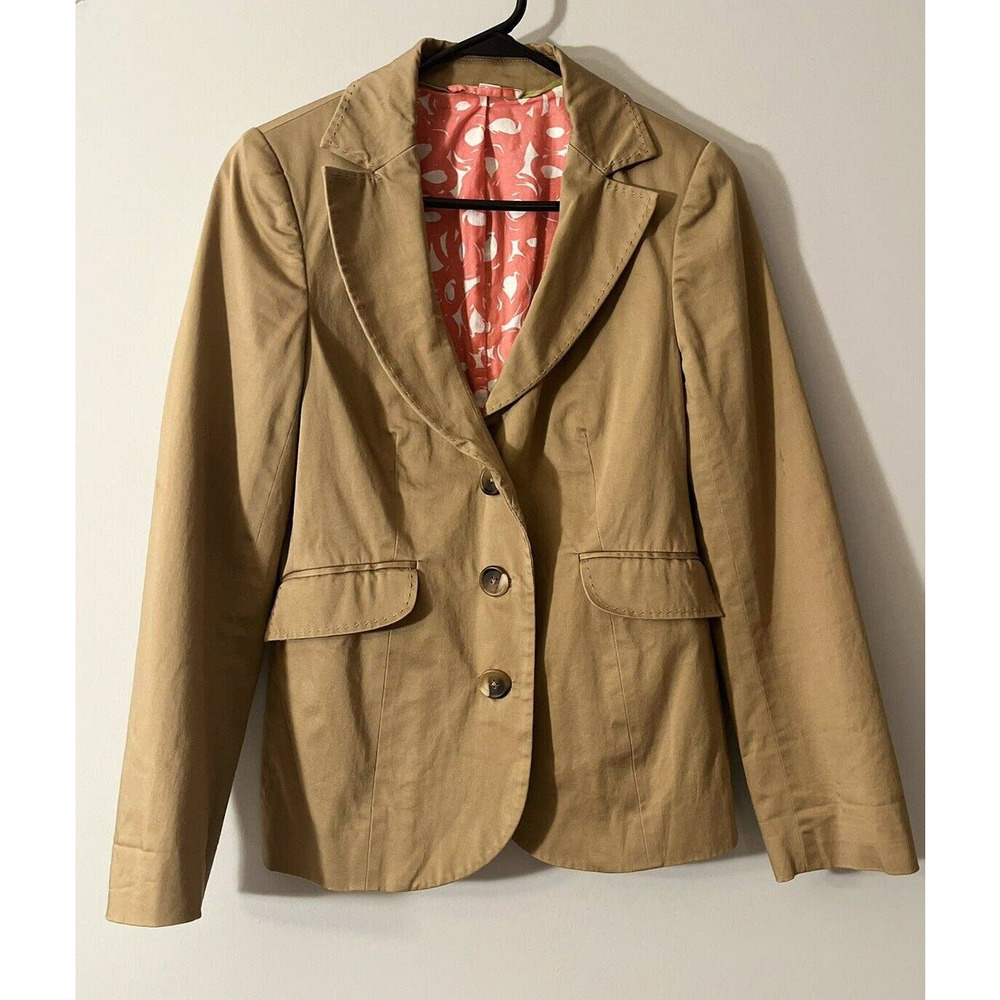 Boden Women's Blazer Tan US 2 UK 6